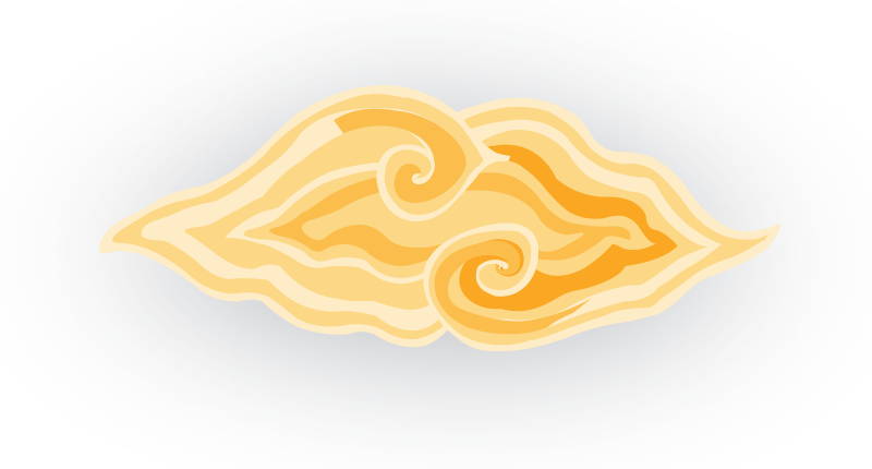 yellow clouds